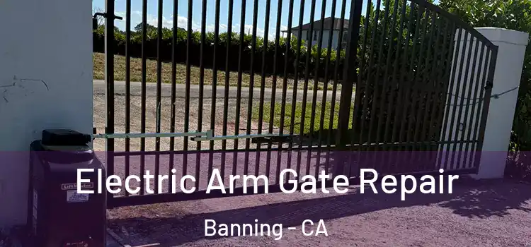 Electric Arm Gate Repair Banning - CA