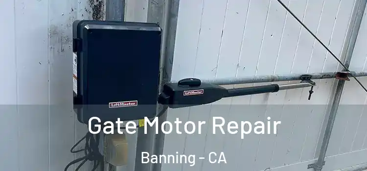 Gate Motor Repair Banning - CA